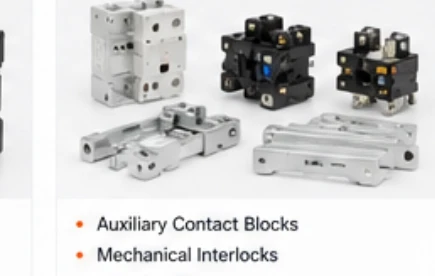 Accessories & Auxiliary Contacts — product range illustration