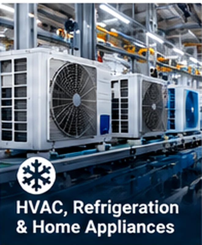 Air conditioning equipment in a manufacturing production line
