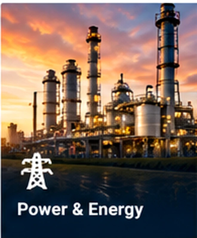 Power generation and energy processing plant